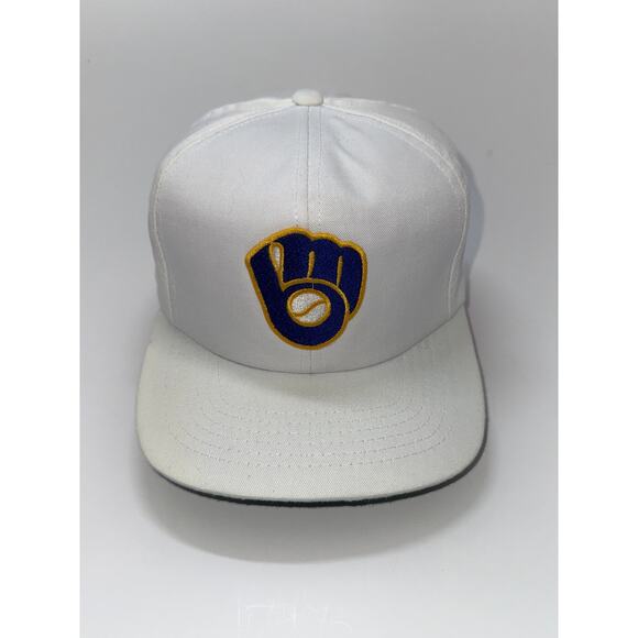 Vintage Milwaukie Brewers Snapback Hat Twins Tag - Picture 1 of 5